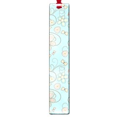 Flower Blue Butterfly Bird Yellow Floral Sexy Large Book Marks by Mariart