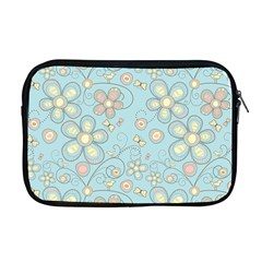 Flower Blue Butterfly Bird Yellow Floral Sexy Apple Macbook Pro 17  Zipper Case by Mariart