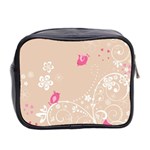 Flower Bird Love Pink Heart Valentine Animals Star Mini Toiletries Bag 2-Side Back