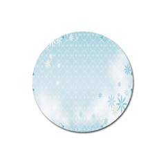 Flower Blue Polka Plaid Sexy Star Love Heart Magnet 3  (Round)