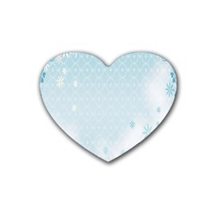 Flower Blue Polka Plaid Sexy Star Love Heart Heart Coaster (4 Pack)  by Mariart