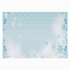 Flower Blue Polka Plaid Sexy Star Love Heart Large Glasses Cloth (2-Side)