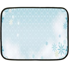 Flower Blue Polka Plaid Sexy Star Love Heart Fleece Blanket (Mini)