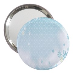 Flower Blue Polka Plaid Sexy Star Love Heart 3  Handbag Mirrors