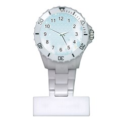 Flower Blue Polka Plaid Sexy Star Love Heart Plastic Nurses Watch by Mariart