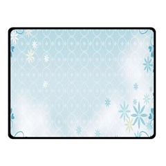 Flower Blue Polka Plaid Sexy Star Love Heart Double Sided Fleece Blanket (Small) 