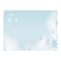 Flower Blue Polka Plaid Sexy Star Love Heart Double Sided Flano Blanket (mini)  by Mariart