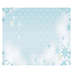 Flower Blue Polka Plaid Sexy Star Love Heart Double Sided Flano Blanket (Small) 