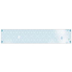 Flower Blue Polka Plaid Sexy Star Love Heart Flano Scarf (Small)