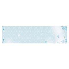 Flower Blue Polka Plaid Sexy Star Love Heart Satin Scarf (oblong) by Mariart