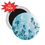 Flower Blue River Star Sunflower 2.25  Magnets (10 pack)  Front