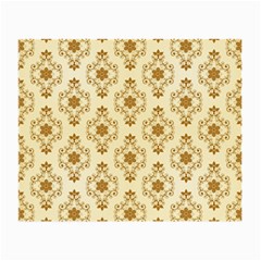 Flower Brown Star Rose Small Glasses Cloth by Mariart