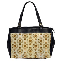 Flower Brown Star Rose Office Handbags