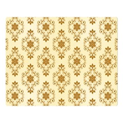 Flower Brown Star Rose Double Sided Flano Blanket (large)  by Mariart