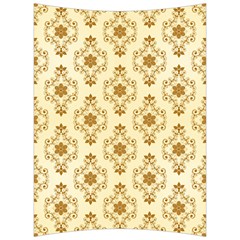 Flower Brown Star Rose Back Support Cushion by Mariart