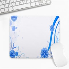 Flower Blue Sunflower Star Sexy Large Mousepads