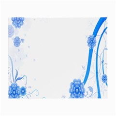 Flower Blue Sunflower Star Sexy Small Glasses Cloth by Mariart