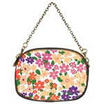 Flower Floral Rainbow Rose Chain Purses (Two Sides)  Front