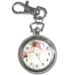 Flower Floral Rose Sunflower Star Sexy Pink Key Chain Watches by Mariart