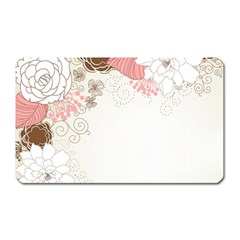 Flower Floral Rose Sunflower Star Sexy Pink Magnet (rectangular)