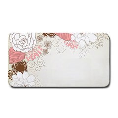 Flower Floral Rose Sunflower Star Sexy Pink Medium Bar Mats