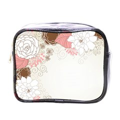 Flower Floral Rose Sunflower Star Sexy Pink Mini Toiletries Bags