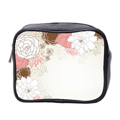 Flower Floral Rose Sunflower Star Sexy Pink Mini Toiletries Bag 2-side by Mariart