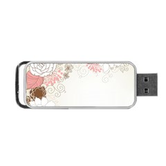 Flower Floral Rose Sunflower Star Sexy Pink Portable Usb Flash (one Side)