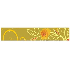 Flower Floral Yellow Sunflower Star Leaf Line Gold Flano Scarf (large) by Mariart