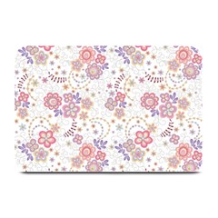 Flower Floral Sunflower Rose Purple Red Star Plate Mats by Mariart