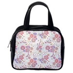 Flower Floral Sunflower Rose Purple Red Star Classic Handbags (2 Sides) Back