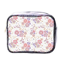 Flower Floral Sunflower Rose Purple Red Star Mini Toiletries Bags