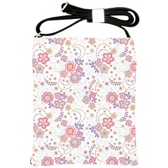 Flower Floral Sunflower Rose Purple Red Star Shoulder Sling Bags