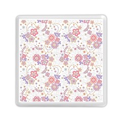 Flower Floral Sunflower Rose Purple Red Star Memory Card Reader (square) 