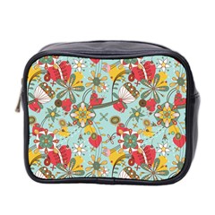 Flower Fruit Star Polka Rainbow Rose Mini Toiletries Bag 2-side