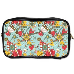 Flower Fruit Star Polka Rainbow Rose Toiletries Bags