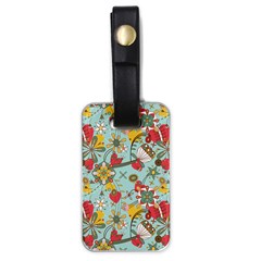 Flower Fruit Star Polka Rainbow Rose Luggage Tags (one Side)  by Mariart