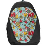 Flower Fruit Star Polka Rainbow Rose Backpack Bag Front