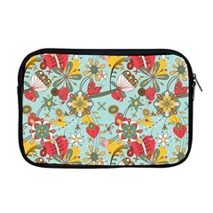 Flower Fruit Star Polka Rainbow Rose Apple Macbook Pro 17  Zipper Case by Mariart