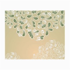 Flower Frame Green Sexy Small Glasses Cloth (2-side)