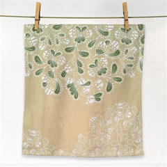 Flower Frame Green Sexy Face Towel