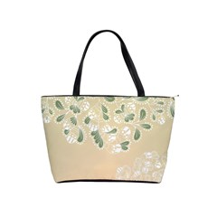 Flower Frame Green Sexy Shoulder Handbags by Mariart