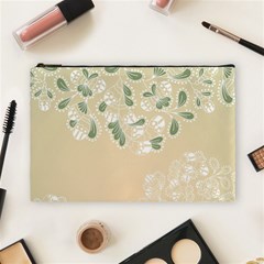 Flower Frame Green Sexy Cosmetic Bag (large)  by Mariart