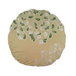 Flower Frame Green Sexy Standard 15  Premium Round Cushions Front