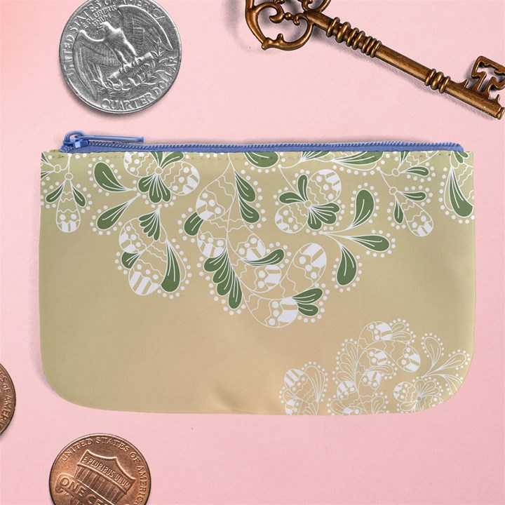 Flower Frame Green Sexy Large Coin Purse