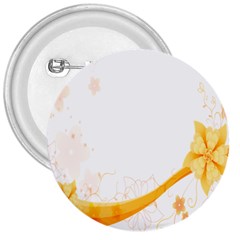 Flower Floral Yellow Sunflower Star Leaf Line 3  Buttons