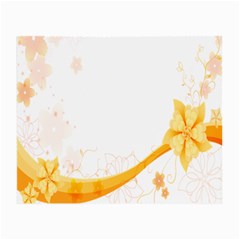 Flower Floral Yellow Sunflower Star Leaf Line Small Glasses Cloth by Mariart