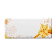 Flower Floral Yellow Sunflower Star Leaf Line Cosmetic Storage Cases by Mariart