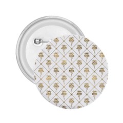 Flower Leaf Gold 2 25  Buttons