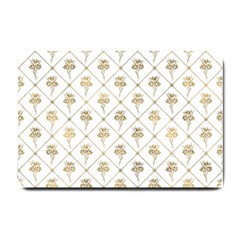 Flower Leaf Gold Small Doormat 